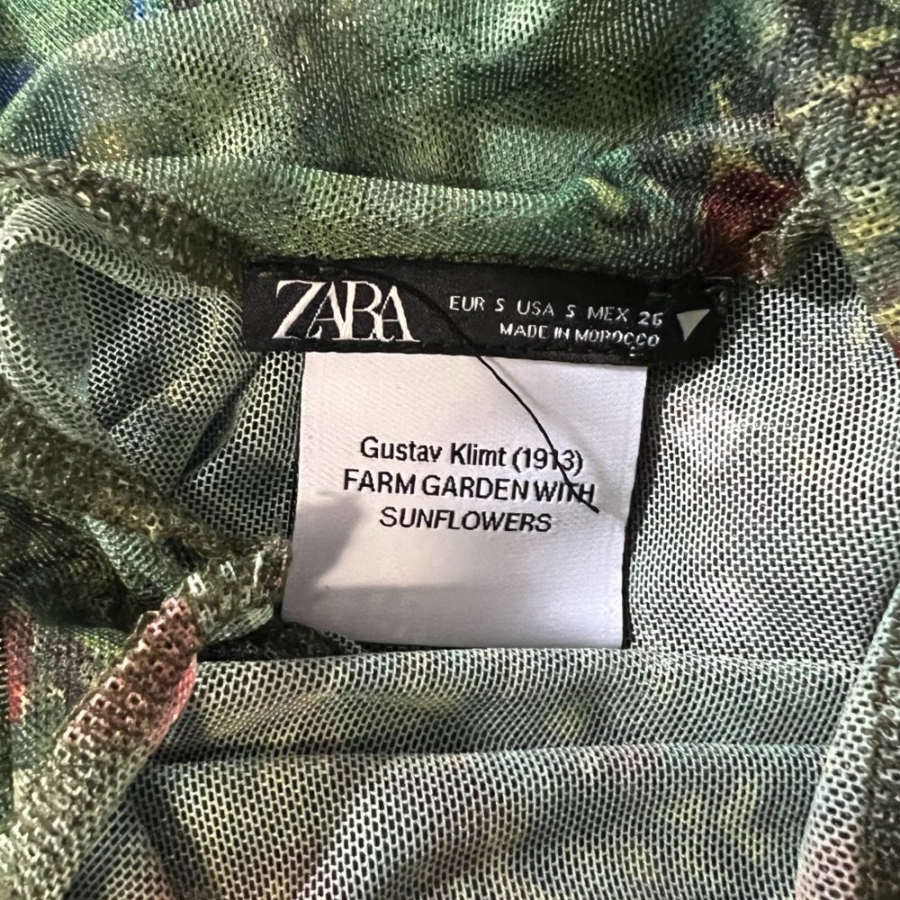 Limited Edition Zara Gustav Klimt Bodysuit Gem